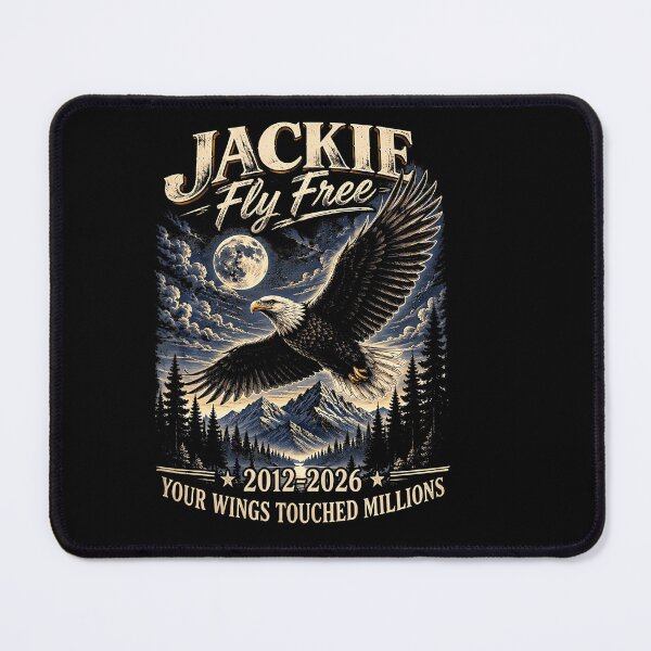 Item preview, Forever Watching The Sky Fly Free Jackie Eagle Memorial designed and sold by Amerakstore.