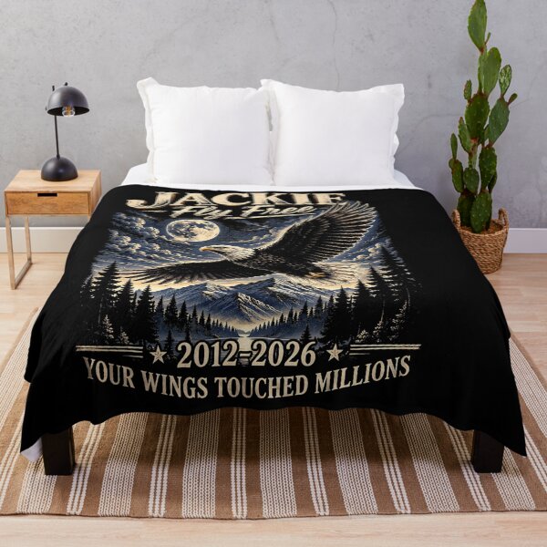 Item preview, Forever Watching The Sky Fly Free Jackie Eagle Memorial designed and sold by Amerakstore.