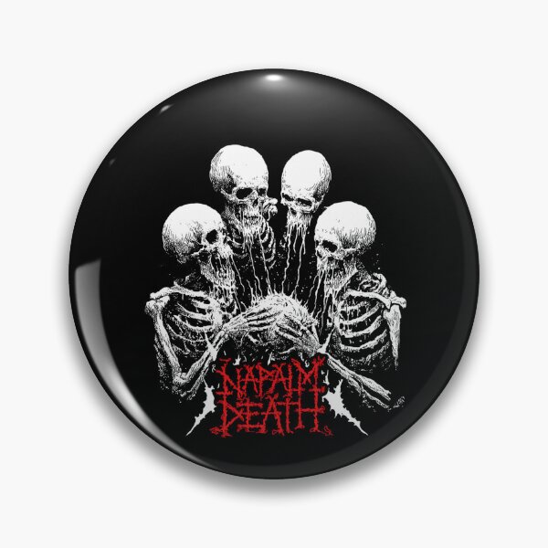 Item preview, Napalm Death Order Of The Leech Grindcore Metal Skulls designed and sold by Rafael Barbosa.