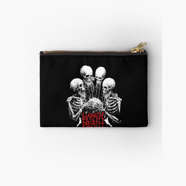 Item preview, Napalm Death Order Of The Leech Grindcore Metal Skulls designed and sold by Rafael Barbosa.