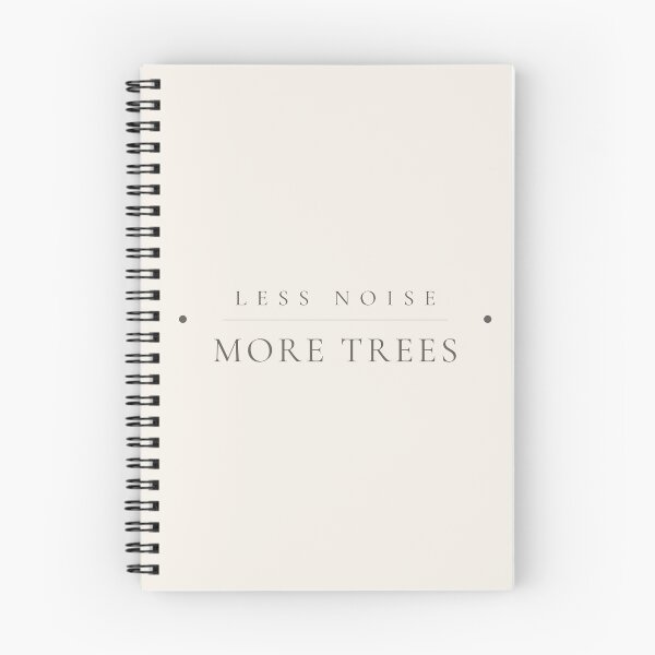 Item preview, Less Noise. More Trees. — Minimalist Nature Print designed and sold by CairnStudio.