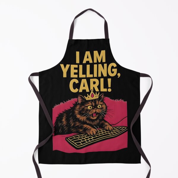Item preview, I Am Yelling Carl Cat Shirt designed and sold by TheCozyCarrier.