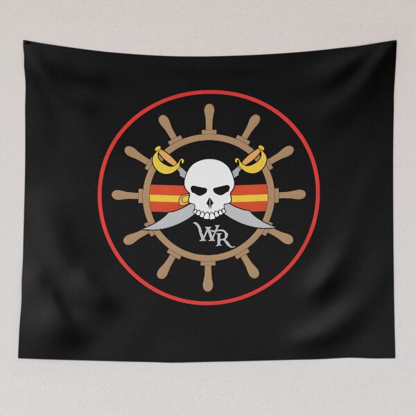 Item preview, The Wandering Rogues Pirate Flag designed and sold by CapSoulCo.