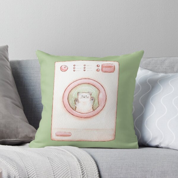Item preview, Cat in a washing machine - Cats & Laundry designed and sold by Denise, Denisn't.