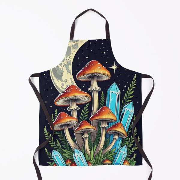 Item preview, Vintage Mystical Mushrooms and Crystals designed and sold by ThreadSignalHQ.