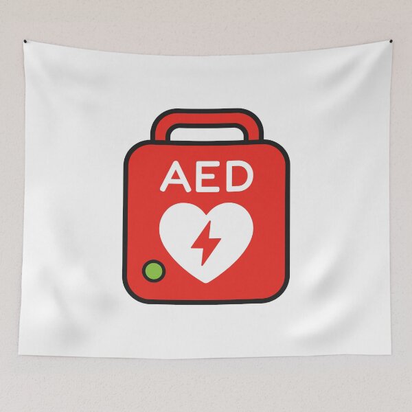 Item preview, AED Emergency Defibrillator Kit Symbol designed and sold by VectorForge Studio.