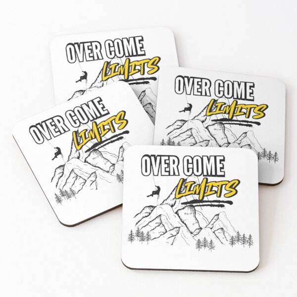 Item preview, OVERCOME LIMITS. ADVENTURE designed and sold by TypeMuse.
