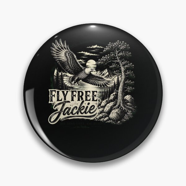 Item preview, Forever Watching The Sky Fly Free Jackie Eagle Memorial designed and sold by DavidThe1.