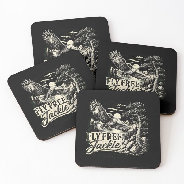 Item preview, Forever Watching The Sky Fly Free Jackie Eagle Memorial designed and sold by DavidThe1.