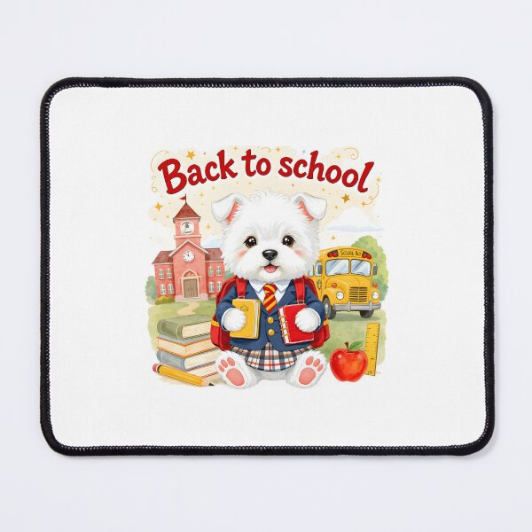 Item preview, Cute Westie Back to School Art designed and sold by Kedspicedesign.
