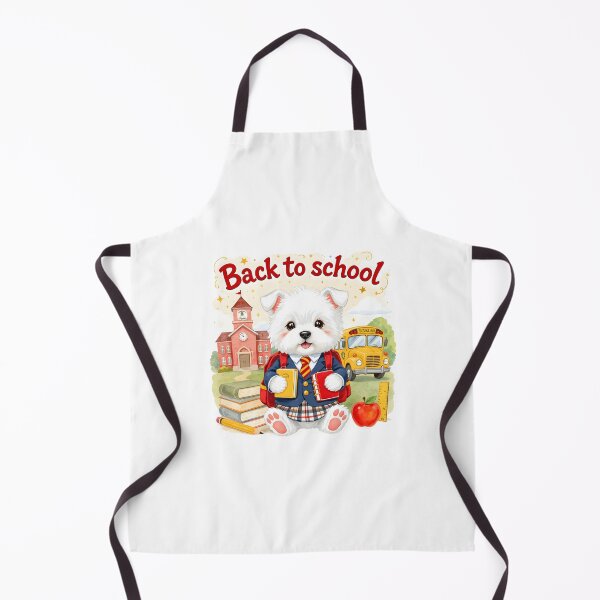 Item preview, Cute Westie Back to School Art designed and sold by Kedspicedesign.