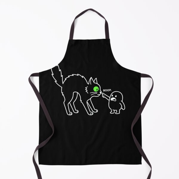 Item preview, Meh Grumpy Ghost Holding Black Cat and Coffee Green Eyes designed and sold by LeonPhillip.