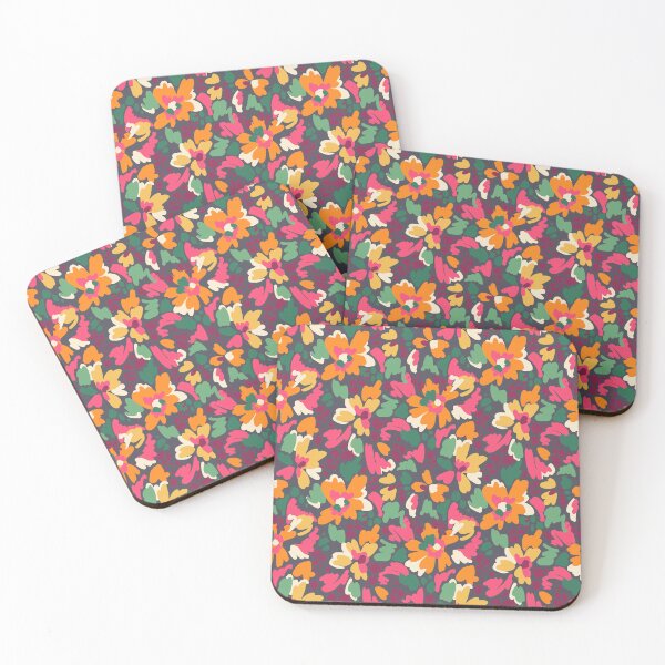 Item preview, Bold Retro Floral Garden Pattern designed and sold by Zaya_art.