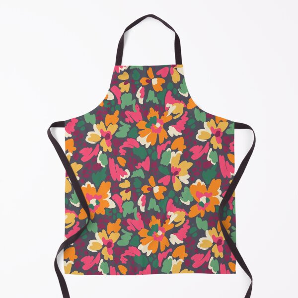 Item preview, Bold Retro Floral Garden Pattern designed and sold by Zaya_art.