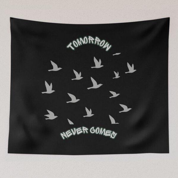 Item preview, Tomorrow Never Comes Aesthetic Birds Graphic designed and sold by SMinimalist613.