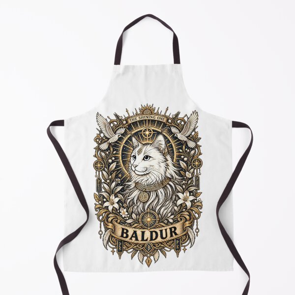 Item preview, Baldur The Shining One – Norse Sun God Cat Art designed and sold by ChicClicker.