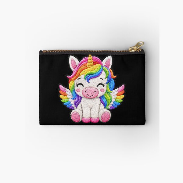 Item preview, Rainbow Pegasus Embroidery Patch Illustration designed and sold by ColorSplash123.