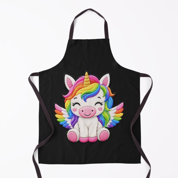 Item preview, Rainbow Pegasus Embroidery Patch Illustration designed and sold by ColorSplash123.