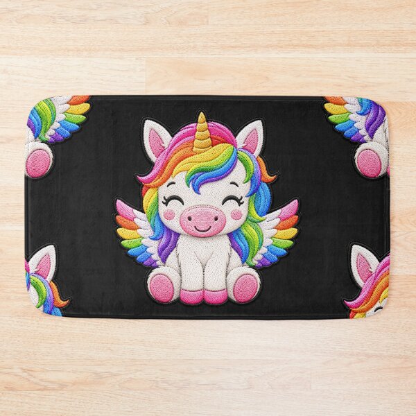 Item preview, Rainbow Pegasus Embroidery Patch Illustration designed and sold by ColorSplash123.