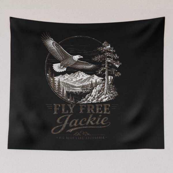 Item preview, Forever Watching The Sky Fly Free Jackie Eagle Memorial designed and sold by DavidThe1.