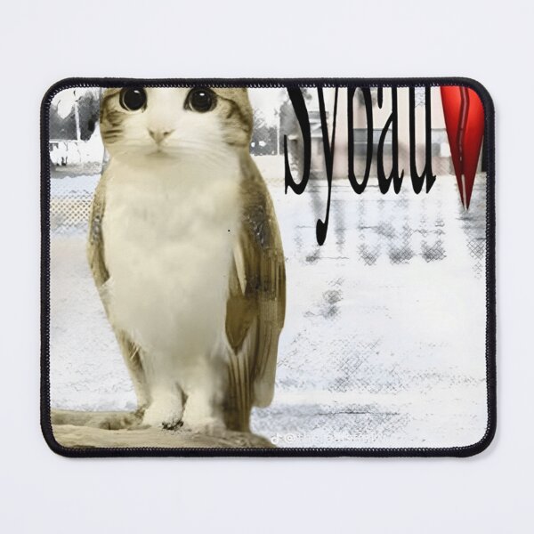 Item preview, Meowl Sybau Meme Funny Cat Owl Brainrot Unhinged designed and sold by LeonPhillip.