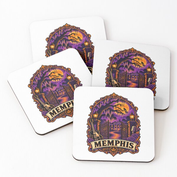 Item preview, Memphis Halloween Shirt – Vintage Gothic Mansion Retro Poster Design designed and sold by Globalcitytees.