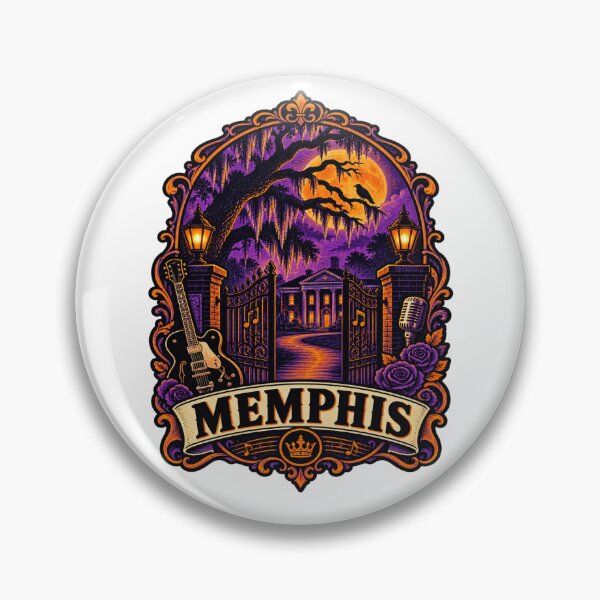 Item preview, Memphis Halloween Shirt – Vintage Gothic Mansion Retro Poster Design designed and sold by Globalcitytees.