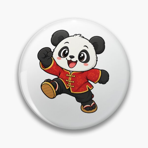 Aperçu de l'œuvre Conception mignonne d'arts martiaux de Kung Fu Panda créée et vendue par Creativeworksuk.