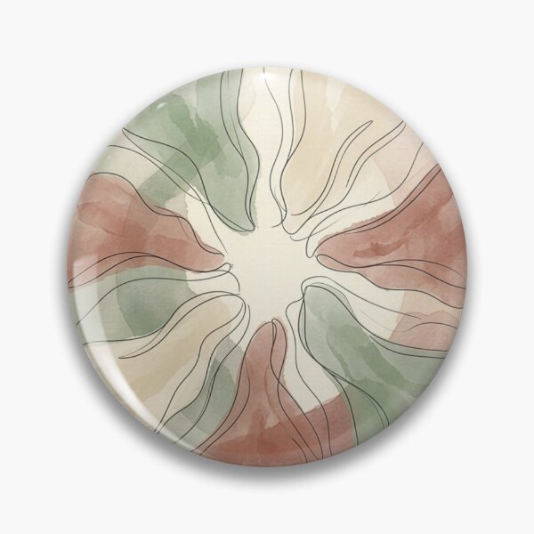 Item preview, Al-Bari' - The Harmonizer | Minimalist Line Art Illustration Radial Pattern designed and sold by Crónicas del Sol Antiguo.