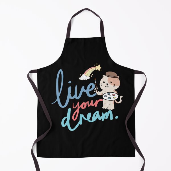 Item preview, Live Your Dream Cat designed and sold by TheBeeKindSpace.