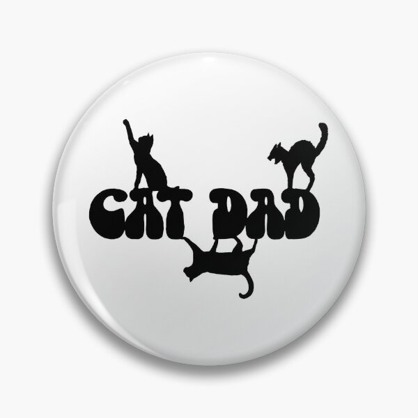 Item preview, Cat Dad Retro Bubbly Font with Cats designed and sold by Dmo3HarkoArt.