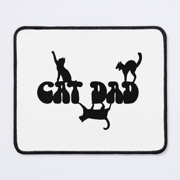 Item preview, Cat Dad Retro Bubbly Font with Cats designed and sold by Dmo3HarkoArt.