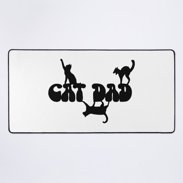 Item preview, Cat Dad Retro Bubbly Font with Cats designed and sold by Dmo3HarkoArt.