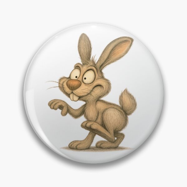 Item preview, Sneaky Rabbit – Funny Mischievous Bunny designed and sold by Yomere.