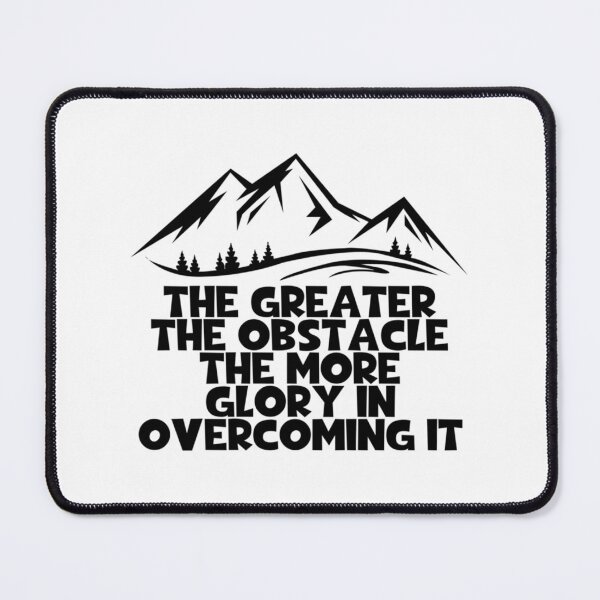 Item preview, The Greater The Obstacle The More Glory In Overcoming It - Society Of Jesus designed and sold by carlocurley.