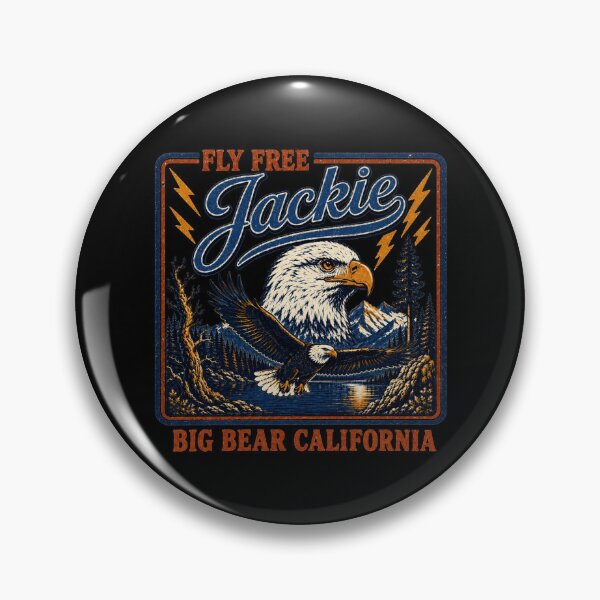 Item preview, Fly Free Jackie - 2012 2026, Jackie the Eagle Tribute Vintage designed and sold by perkmingStudio.