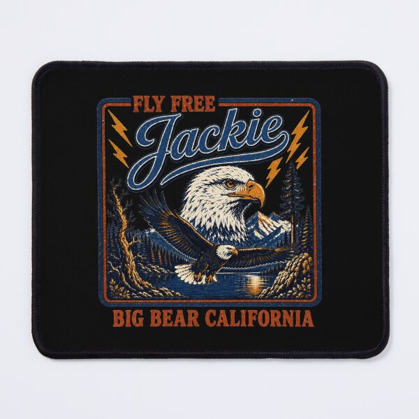 Item preview, Fly Free Jackie - 2012 2026, Jackie the Eagle Tribute Vintage designed and sold by perkmingStudio.