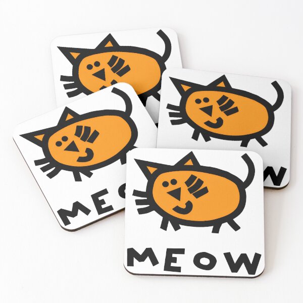 Item preview, Cute Meow Cat Illustration designed and sold by Dmo3HarkoArt.