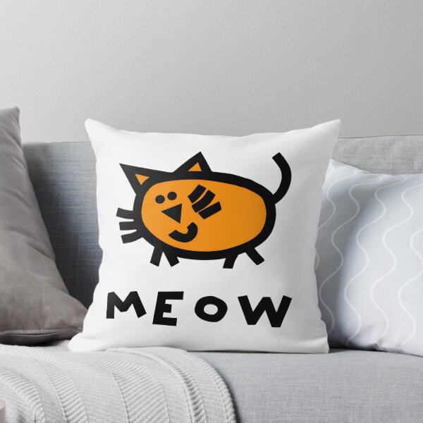 Item preview, Cute Meow Cat Illustration designed and sold by Dmo3HarkoArt.