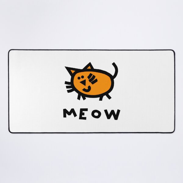 Item preview, Cute Meow Cat Illustration designed and sold by Dmo3HarkoArt.