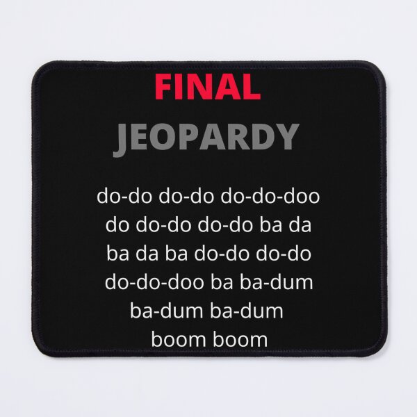 Item preview, Final Jeopardy Alex Trebek designed and sold by ylva-nLoeb.