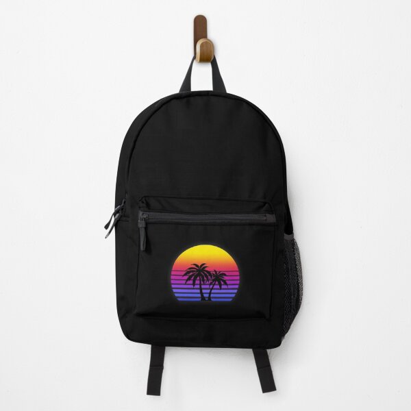 Item preview, Synthwave Sun Palm Trees designed and sold by ParadiM-eadors-.
