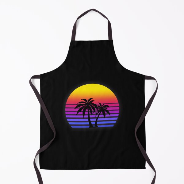 Item preview, Synthwave Sun Palm Trees designed and sold by ParadiM-eadors-.