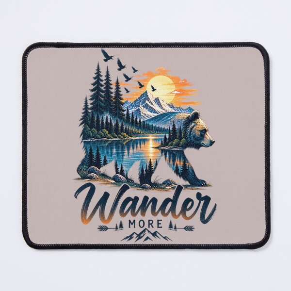 Item preview, Wander More Bear Mountain Wilderness designed and sold by JANAWIYSTUDIO.