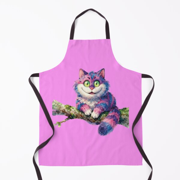 Item preview, Cheshire Cat Grinning on Branch Watercolor Alice in Wonderland Art designed and sold by WildArtIT.