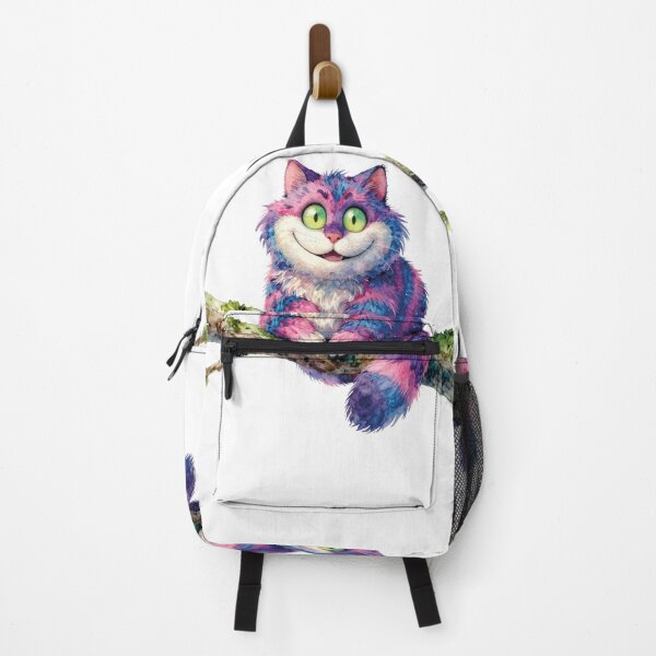 Item preview, Cheshire Cat Grinning on Branch Watercolor Alice in Wonderland Art designed and sold by WildArtIT.