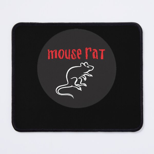 Item preview, White Line Rodent Drawing Centered On Dark Circular designed and sold by HerminaRath.