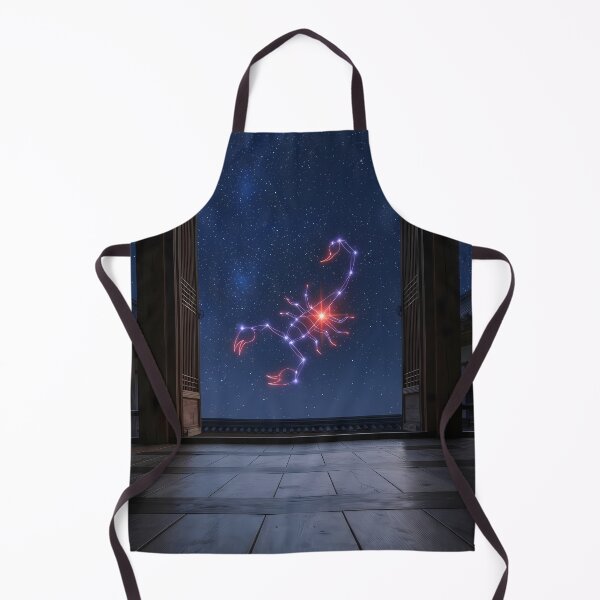 Item preview, Scorpius Constellation over a Traditional Hanok: The Crimson Heart of the Night | Fine Art Print designed and sold by SOOstudio73.