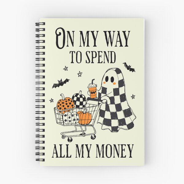 Item preview, On My Way To Spend All My Money Funny Ghost Shopping Halloween designed and sold by Studio Bootleg.