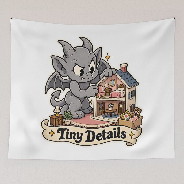 Item preview, Dollhouse Gargoyle designed and sold by Thai Vibe Studio.